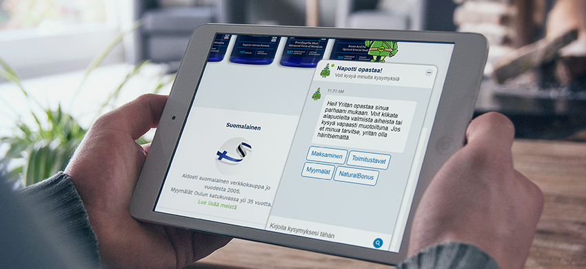ChatBot in tablet