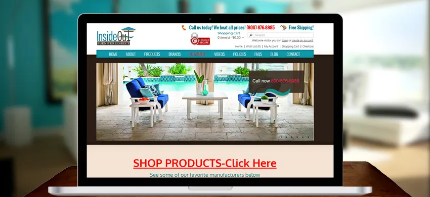 Inside Out Furniture Direct Ecommerce