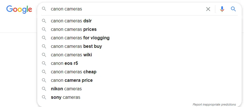 Product Specific Keywords