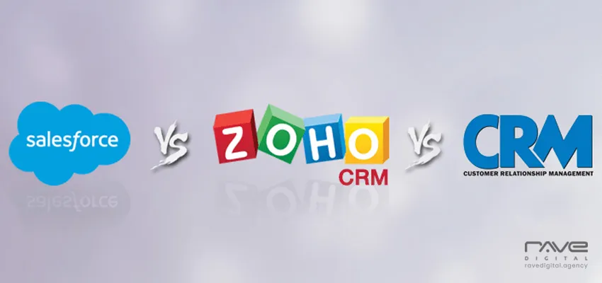 Salesforce vs Zoho CRM vs SugarCRM