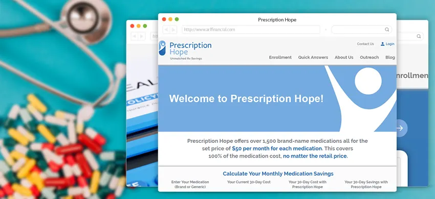 Prescription Hope B2C Ecommerce