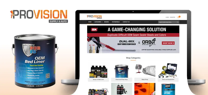 Provision Distributors B2C Ecommerce