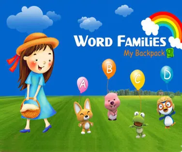 Word Families – My Back Pack