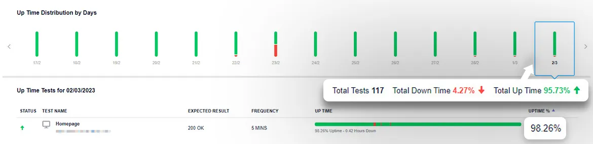 Site Uptime Monitoring Preview