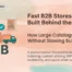 Magento B2B eCommerce backend performance signals for large product catalogs